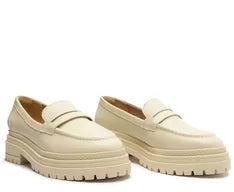 Mocassim Tratorado Branco Kiara