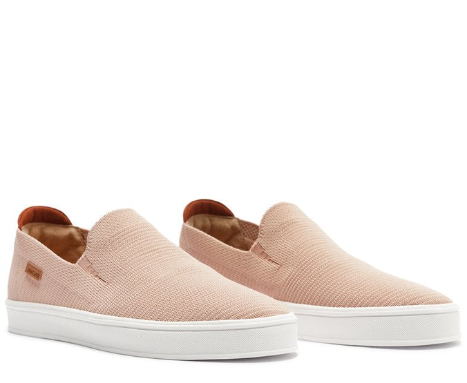 Tênis Slip On Riscado Knit Rosa