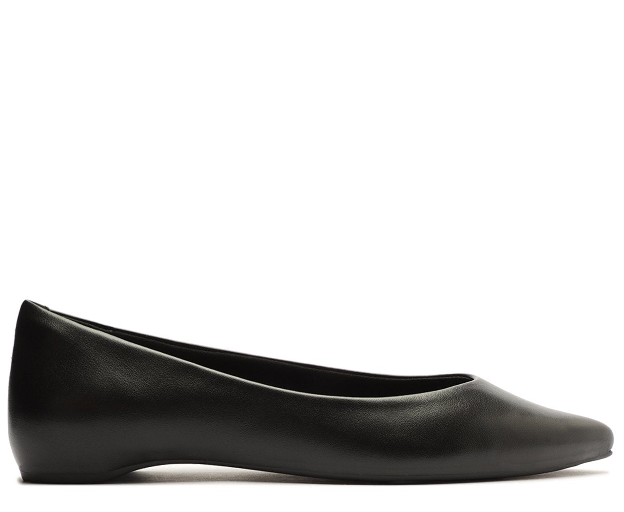 Sapatilha Feminina Bico Fino Preta Conforto e Estilo Casual