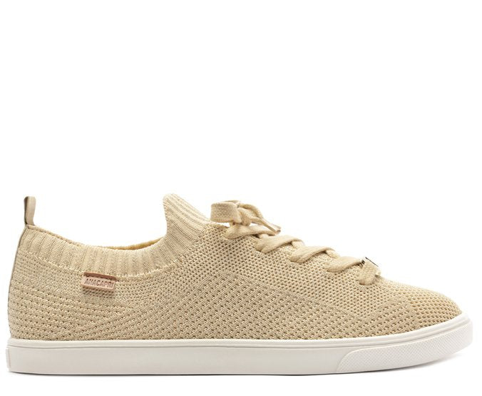 Tênis Knit Minimal Anacapri Bege