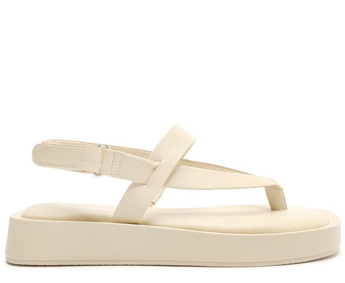Sandália Flatform Alyssa Branca