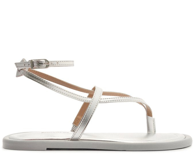 Rasteira New Slim Prata