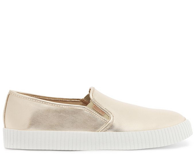 Tênis Slip On Classic Dourado