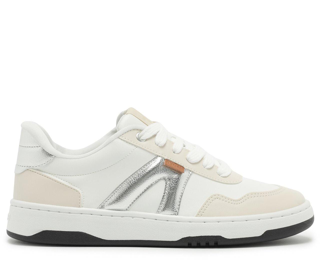 Tênis AC1119 Branco E Prata
