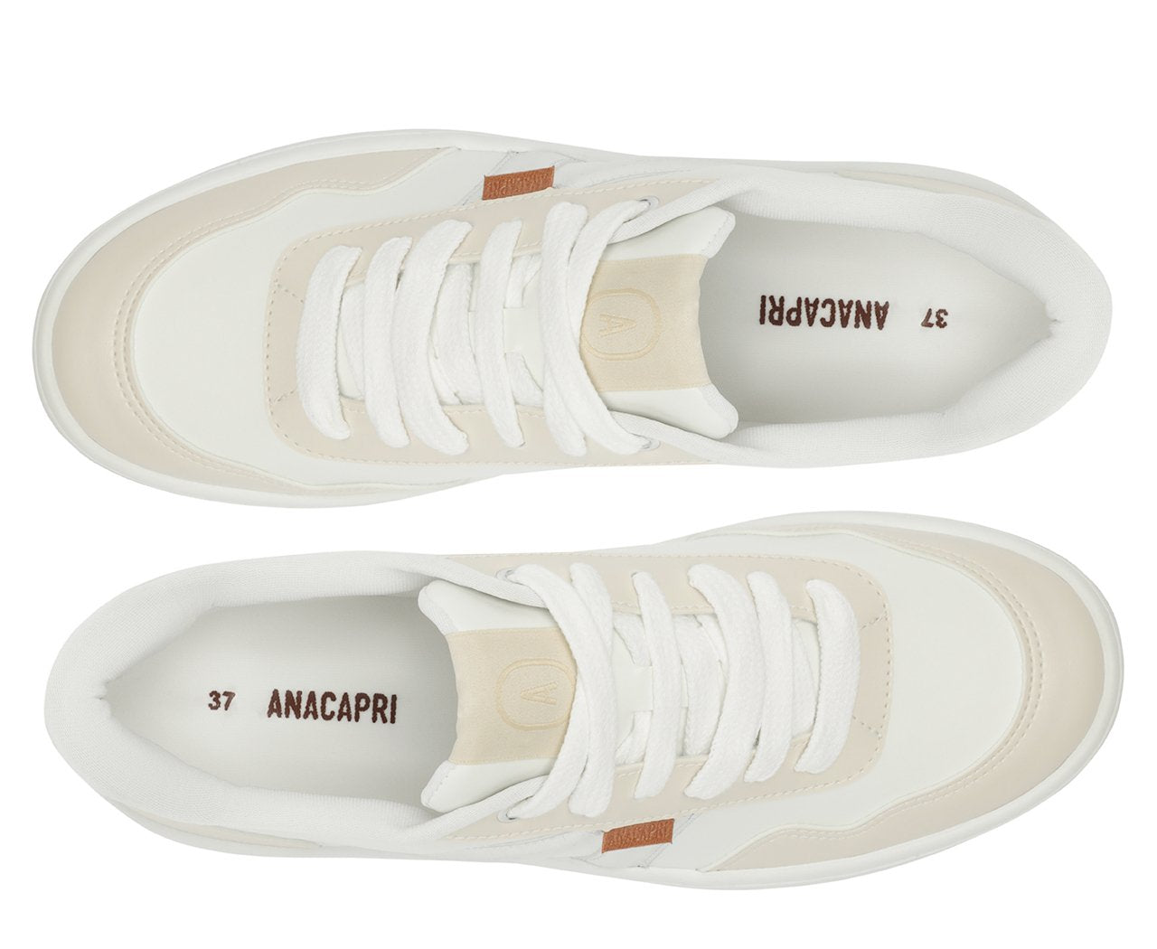 Tênis AC1119 Branco E Prata