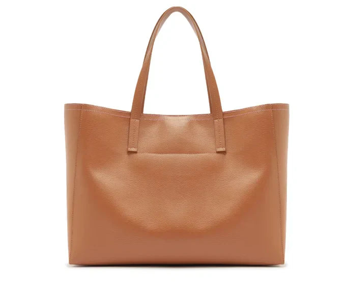 Bolsa Shopping Grande Maxi Chaveiro Marrom