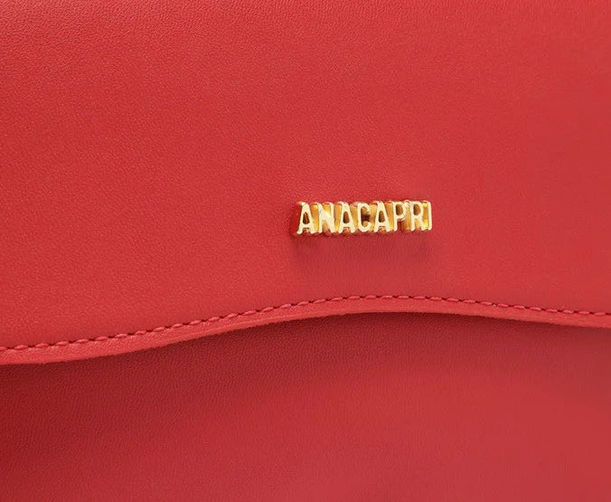Bolsa Tiracolo Média Aba Nuvem Vermelha