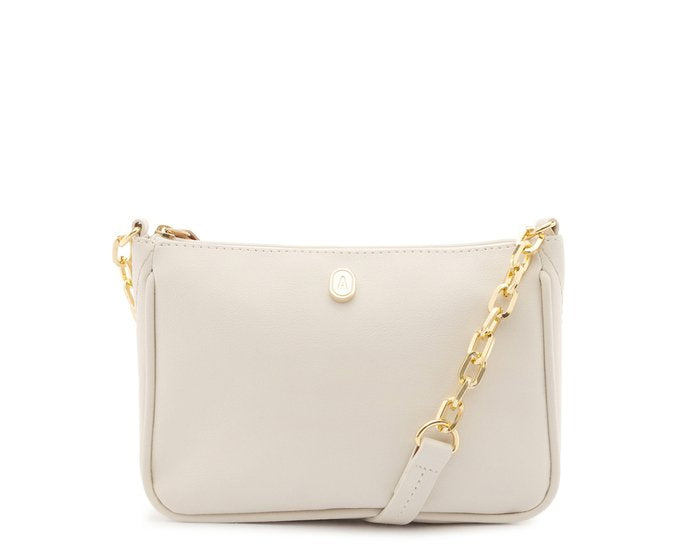 Bolsa Tiracolo Pequena Classic Corrente Dourada