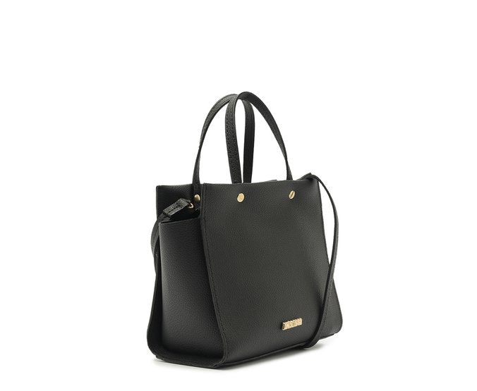Bolsa Tote Média Croco Preta