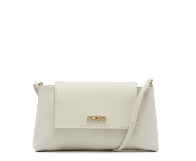 Bolsa Tiracolo Pequena Envelope Branca