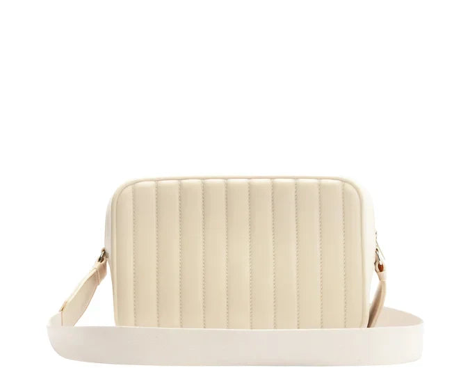Bolsa Tiracolo Média Injetada Fosca Branca