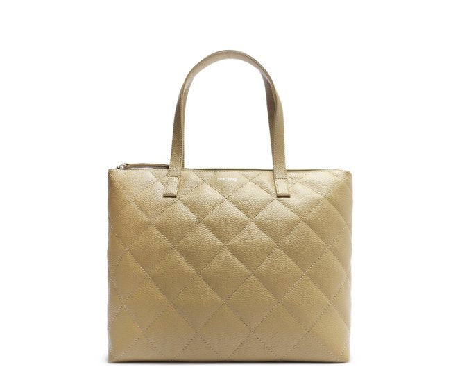 Bolsa Shopping Média Verde Matelassê